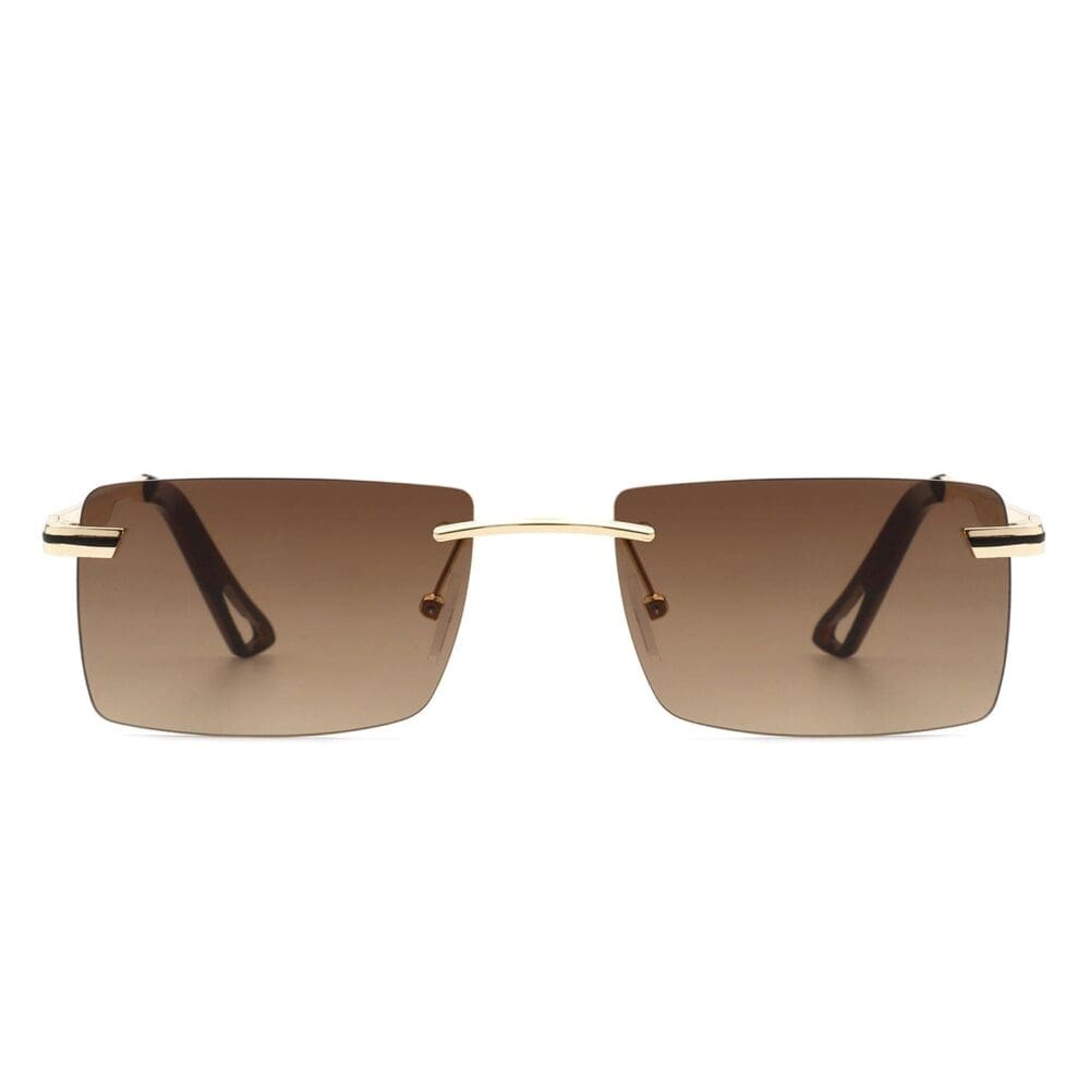 Cramilo Eyewear Vibrante Rectangle Fashion Flat Top Sunglasses 2