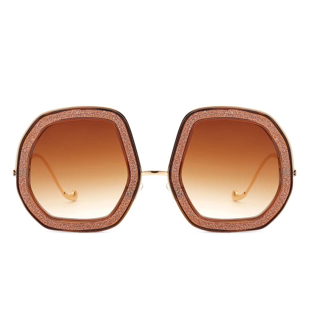 Cramilo Eyewear Xanadawn Geometric Glitter Sunglasses 2