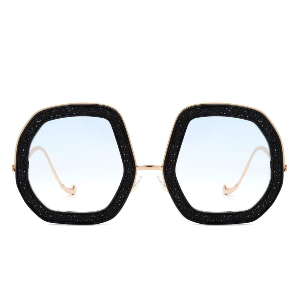 Cramilo Eyewear Xanadawn Geometric Glitter Sunglasses 5
