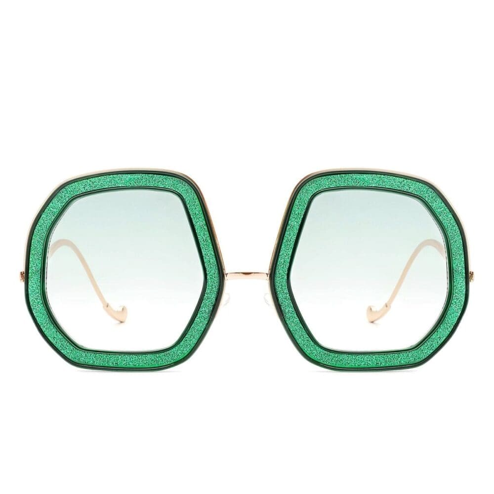 Cramilo Eyewear Xanadawn Geometric Glitter Sunglasses 7