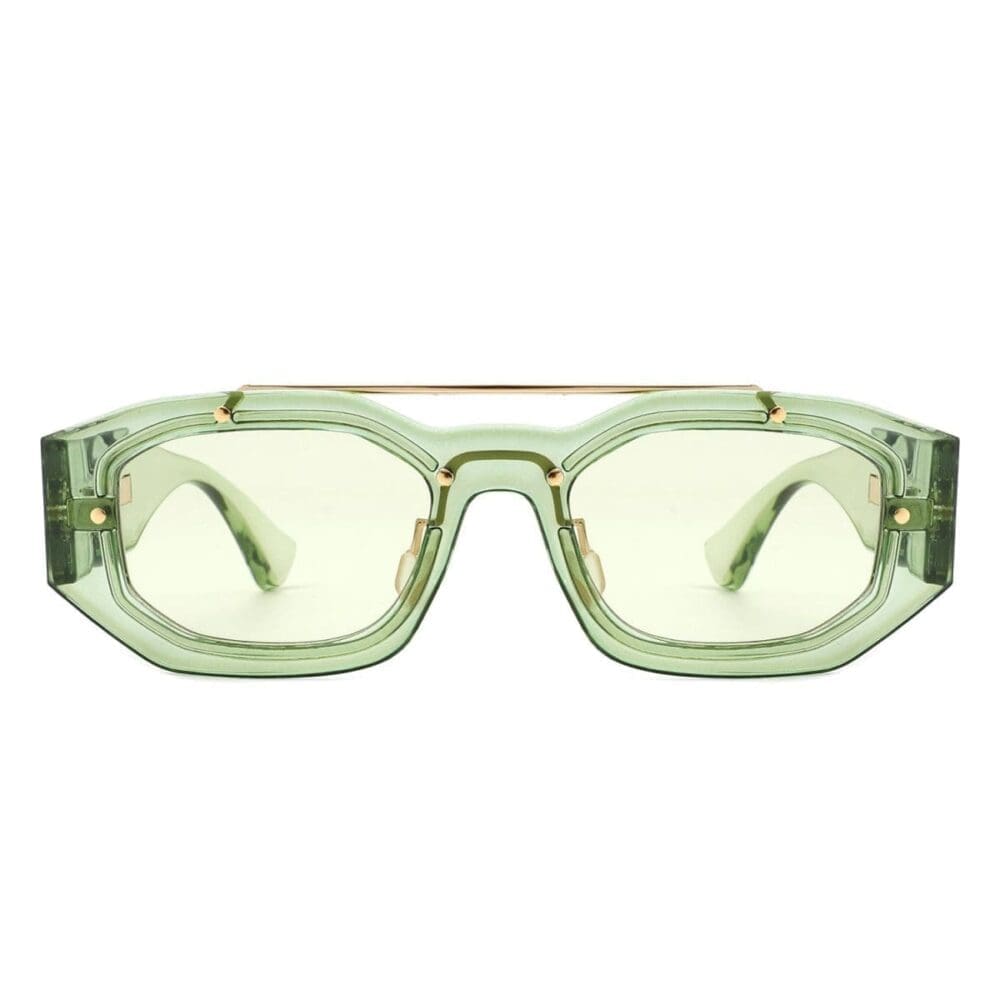 Cramilo Eyewear Xanadusk Geometric Brow Bar Sunglasses 11