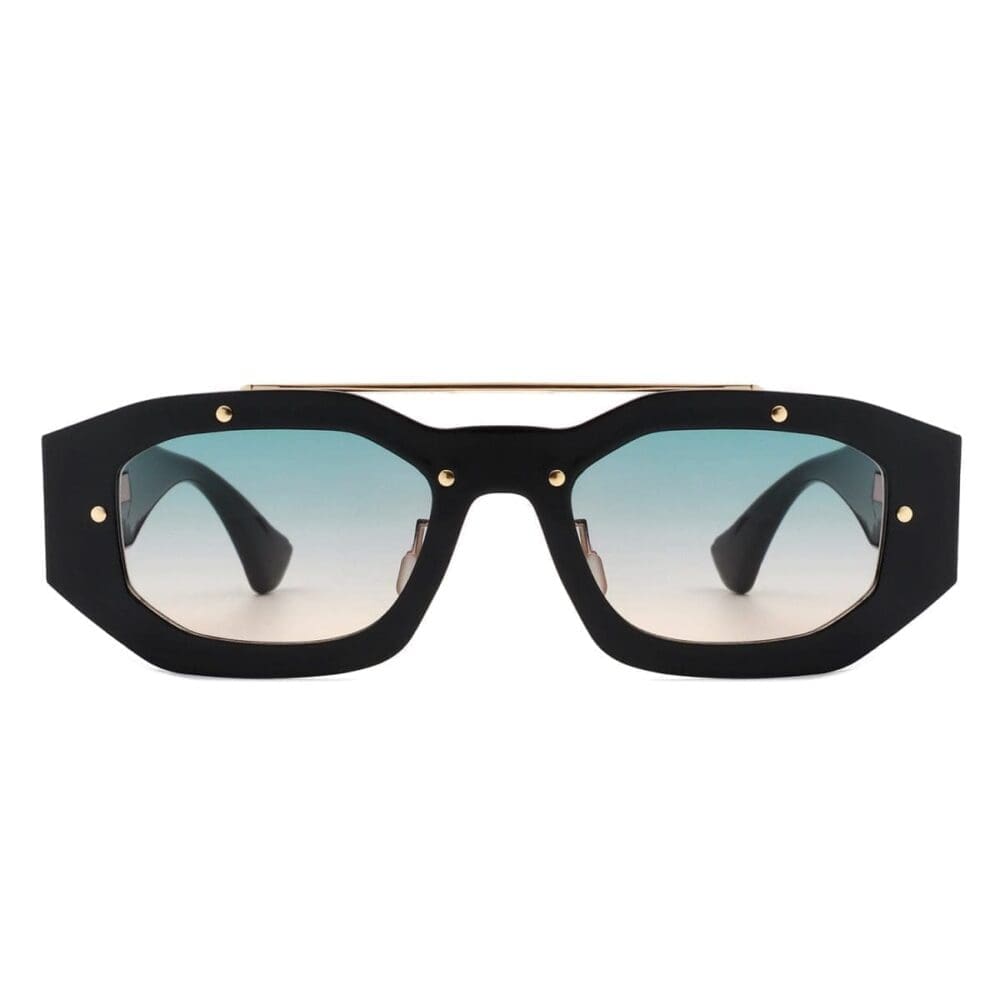Cramilo Eyewear Xanadusk Geometric Brow Bar Sunglasses 2