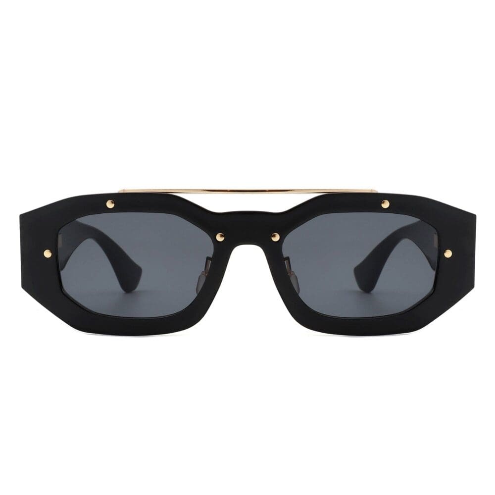 Cramilo Eyewear Xanadusk Geometric Brow Bar Sunglasses 4