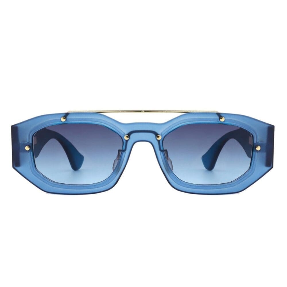 Cramilo Eyewear Xanadusk Geometric Brow Bar Sunglasses 7
