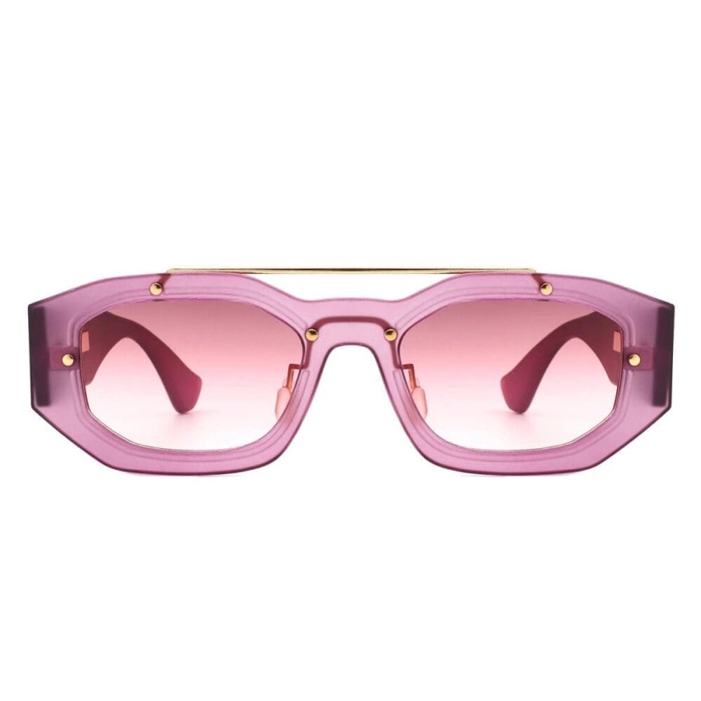 Cramilo Eyewear Xanadusk Geometric Brow Bar Sunglasses 9