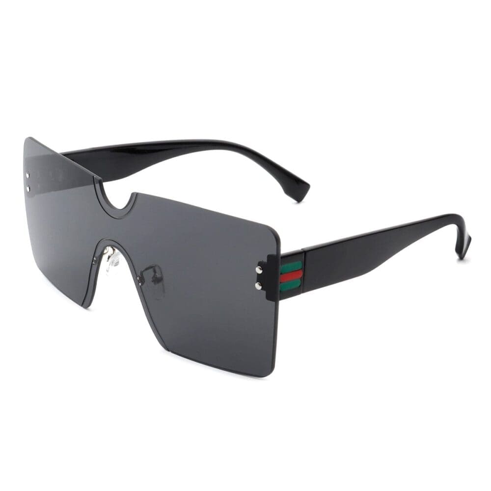 Cramilo Eyewear Yellowyx Rimless Flat Top Sunglasses