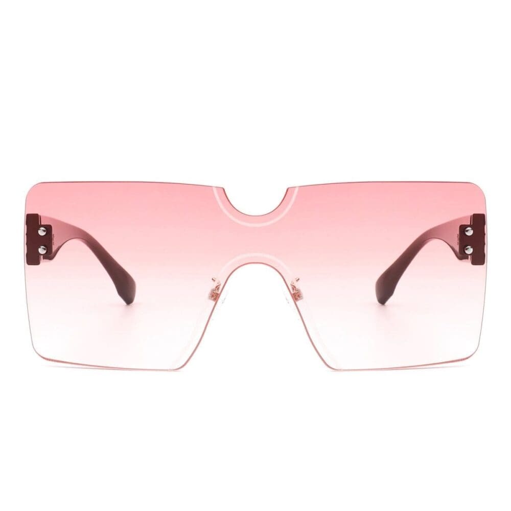 Cramilo Eyewear Yellowyx Rimless Flat Top Sunglasses 11