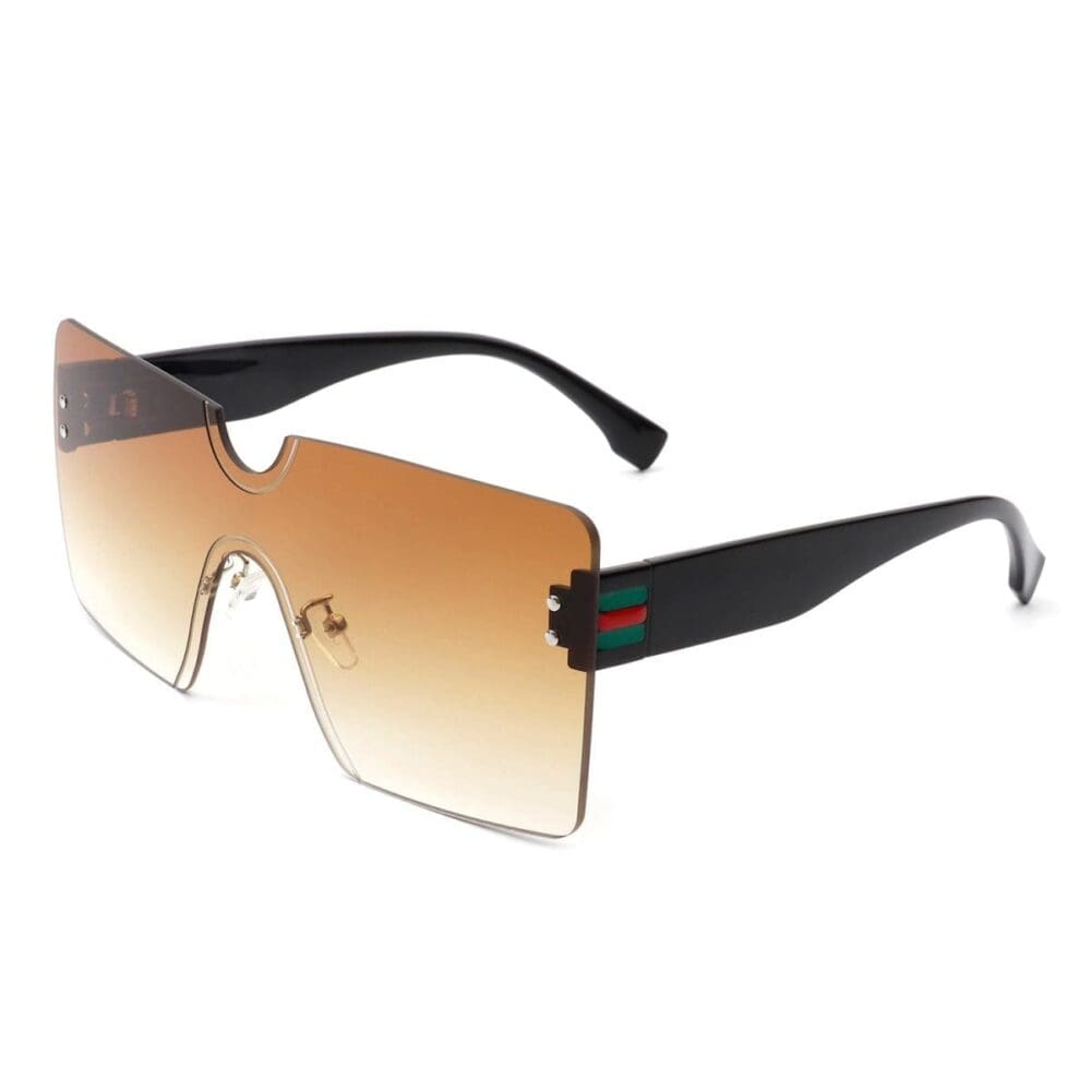 Cramilo Eyewear Yellowyx Rimless Flat Top Sunglasses 4