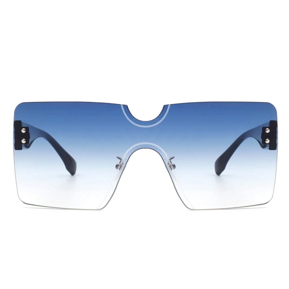 Cramilo Eyewear Yellowyx Rimless Flat Top Sunglasses 9