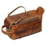 Dado Leather Dopp Kit Handmade Leather Toiletry Bag 12