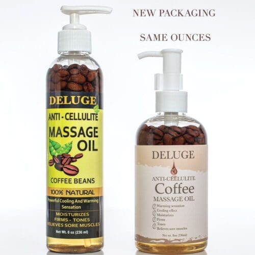 Deluge Anti Cellulite Coffee Massage Oil 2