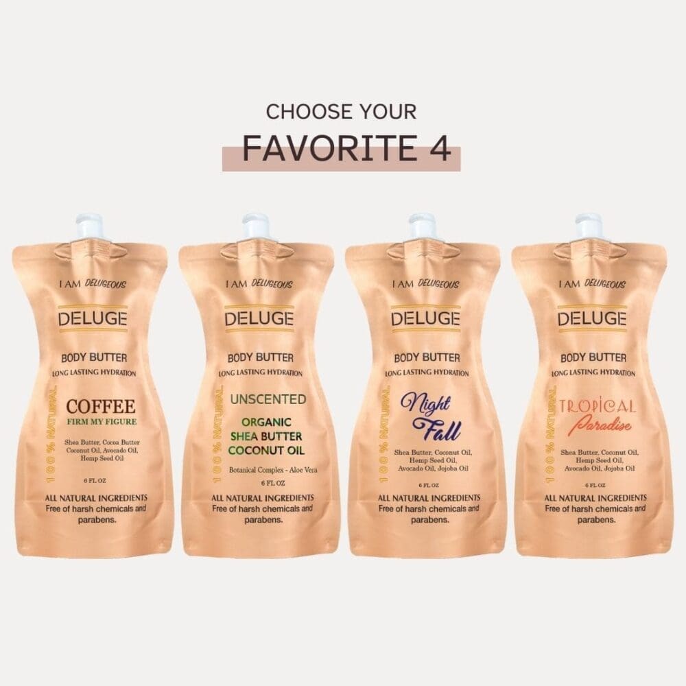 Deluge Body Butters Bundle Of 4 2