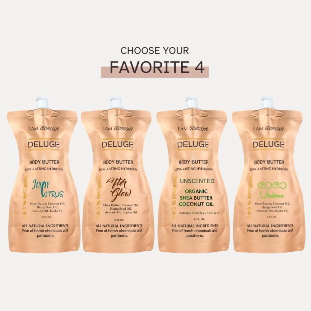 Deluge Body Butters Bundle Of 4 3