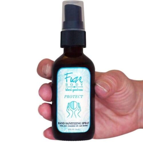 Fuze Body Hand Sanitizer With Alcohol And Essential Oils Protect