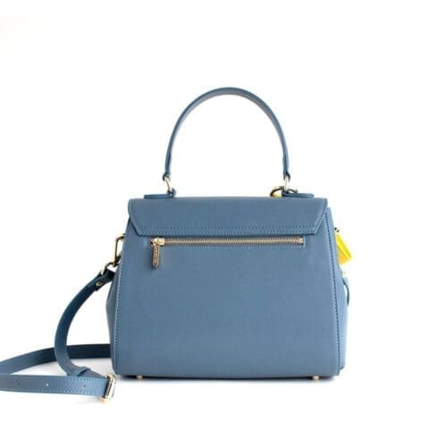 Gunas New York Cottontail Deep Blue Vegan Leather Crossbody Bag 3