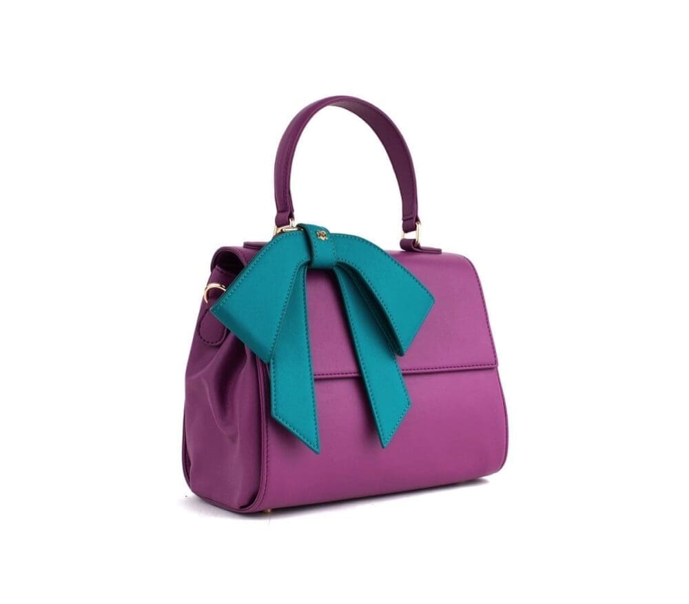 Gunas New York Cottontail Purple Vegan Leather Crossbody Bag 2