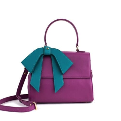 Gunas New York Cottontail Purple Vegan Leather Crossbody Bag 3