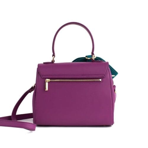 Gunas New York Cottontail Purple Vegan Leather Crossbody Bag 4
