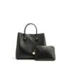 Gunas New York Jane Black Vegan Leather Bag