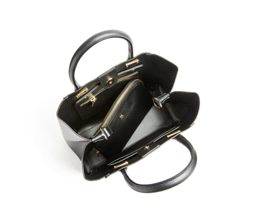Gunas New York Jane Black Vegan Leather Bag 3