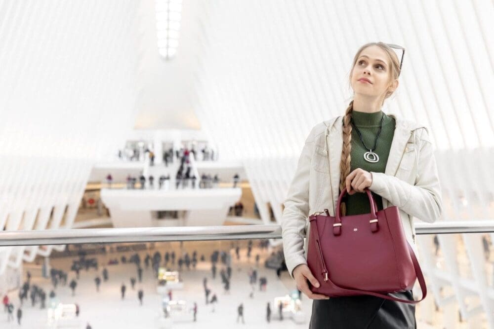 Gunas New York Jane Black Vegan Leather Bag 5
