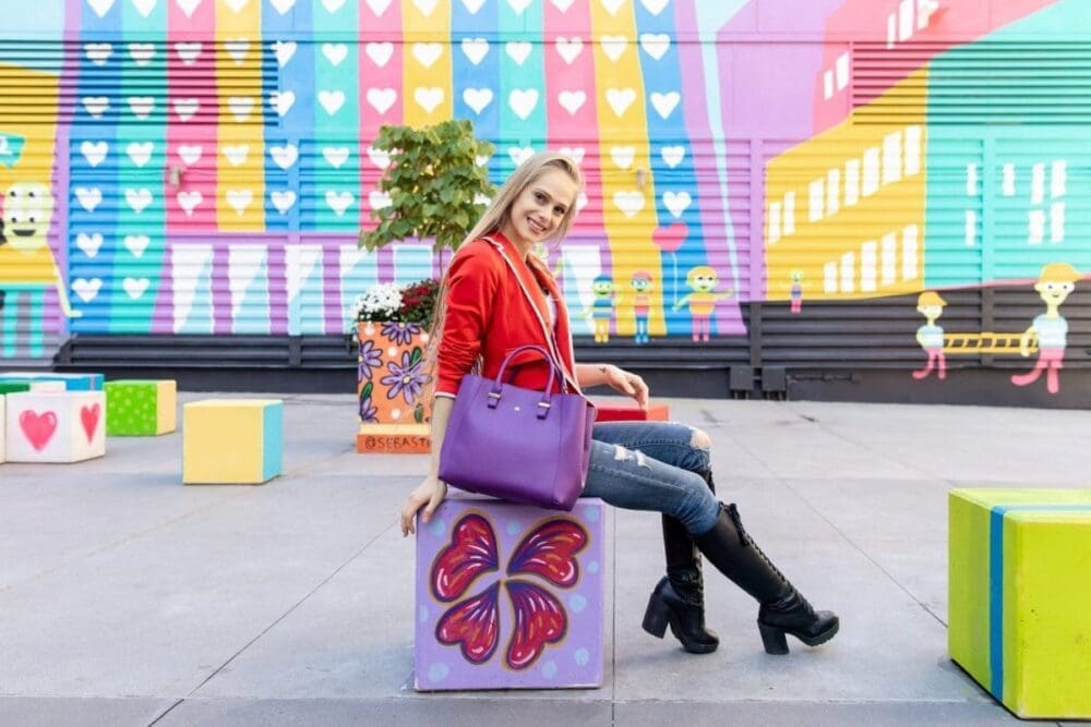 Gunas New York Jane Black Vegan Leather Bag 6