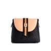 Gunas New York Kate Black Vegan Basket Crossbody Bag