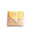 Gunas New York Kate Nude Vegan Basket Shoulder Bag