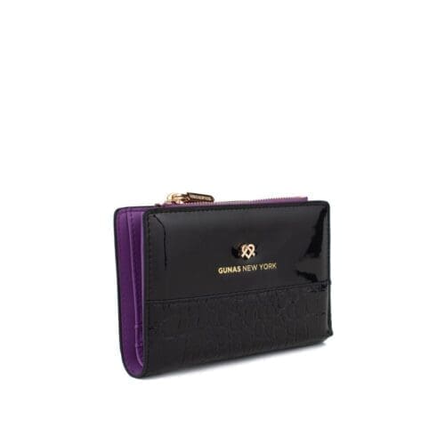 Gunas New York Madison Black Vegan Leather Wallet 2