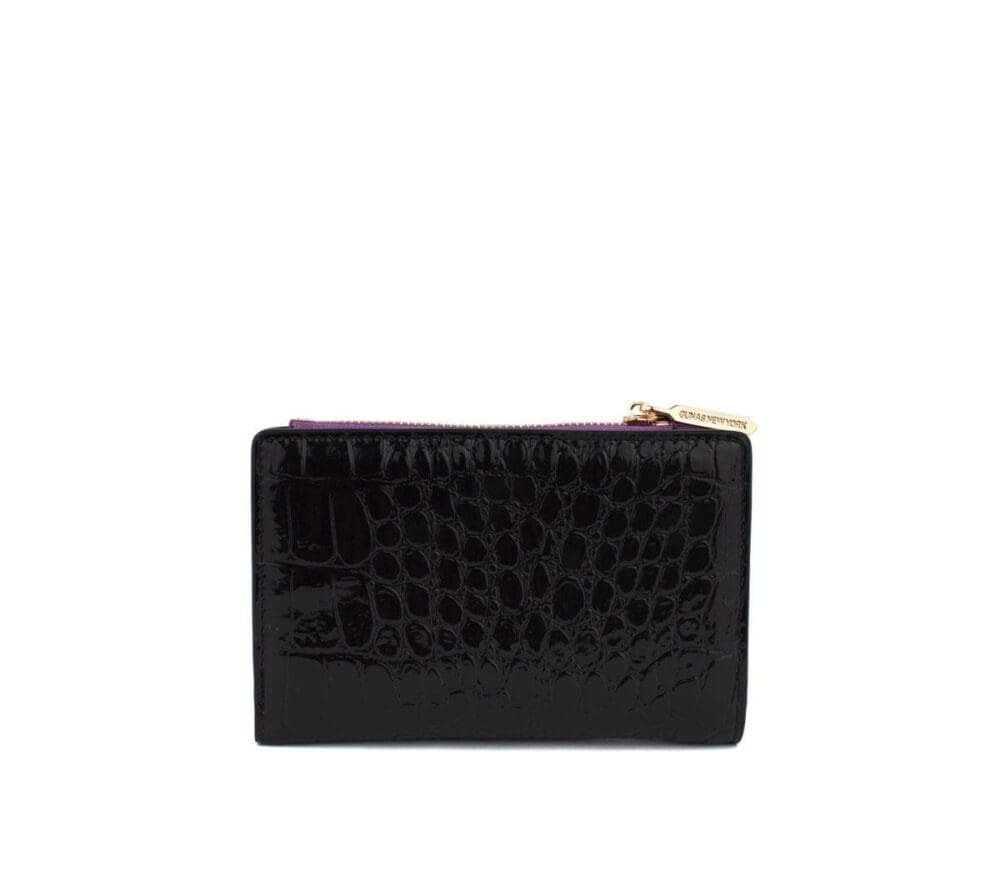 Gunas New York Madison Black Vegan Leather Wallet 3