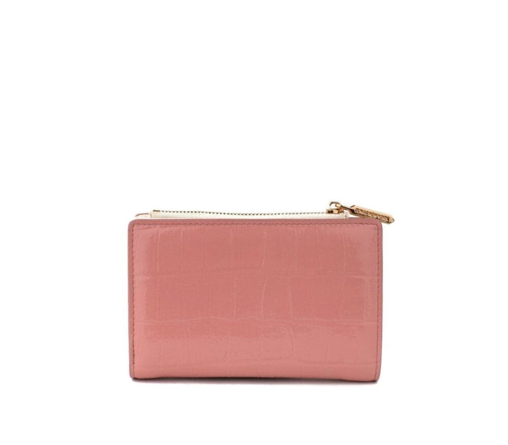 Gunas New York Madison Pink Vegan Leather Wallet 3