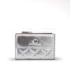 Gunas New York Madison Silver Vegan Leather Wallet