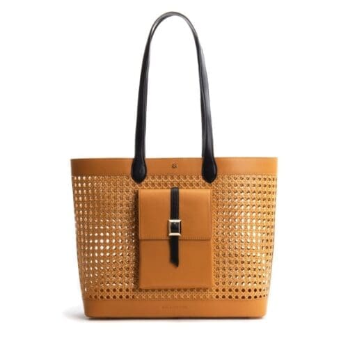Gunas New York St Tropez Tan Straw Tote