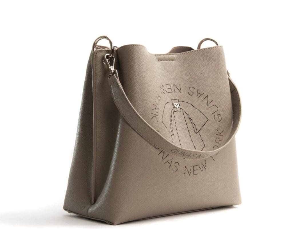 Gunas New York Tabitha Grey Bucket Bag 2