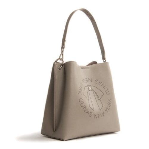 Gunas New York Tabitha Grey Bucket Bag 3