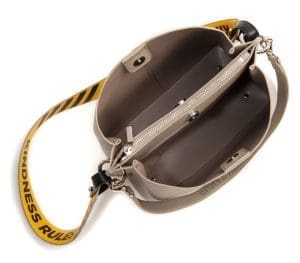 Gunas New York Tabitha Grey Bucket Bag 6