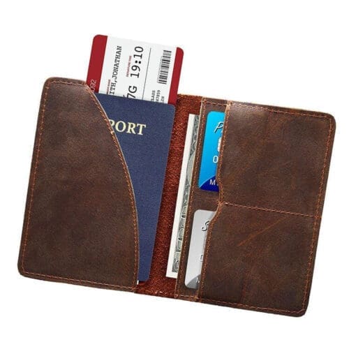 Priam Handmade Leather Passport Cover 7