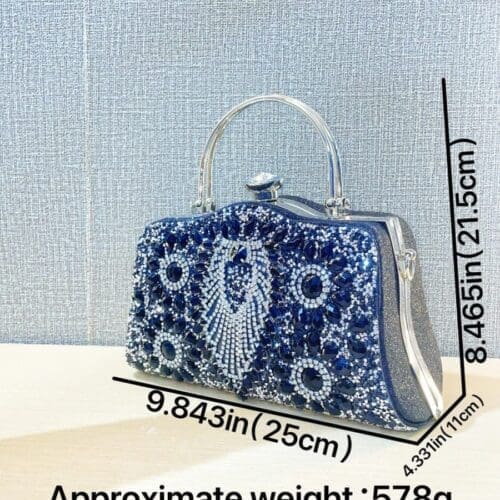 Shomico Nightout Bag With Diamond Inlaid 2