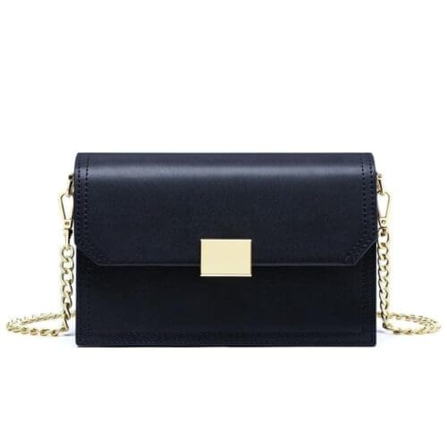 Shomico Rectangular Crossbody Bag Genuine Leather