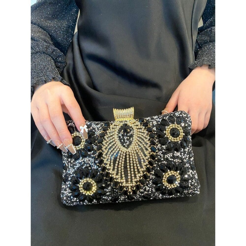 Shomico Rhinestone Clutch Bag Gorgeous Must Have 7