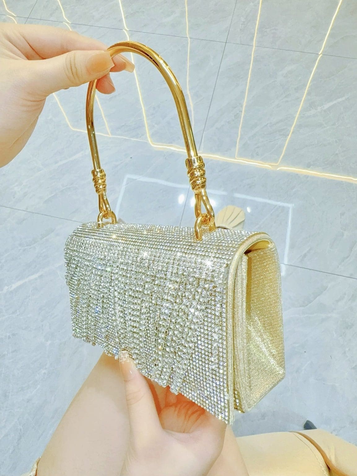 Shomico Rhinestone Evening Bag Beautiful 7