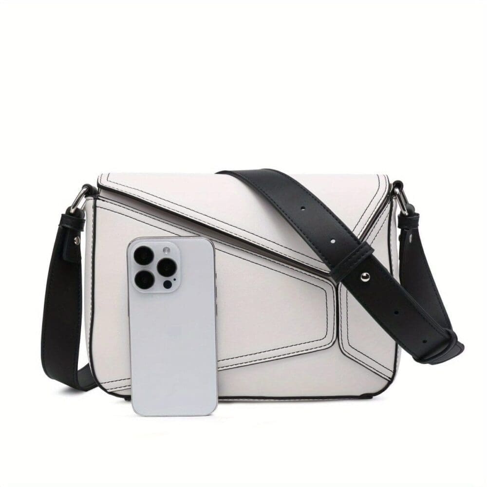 Shomico Small Crossbody Bag With Patchwork Pattern 3