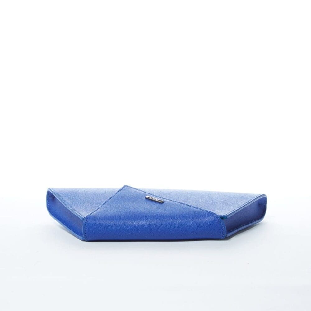 Susu Angelica Cobalt Blue Leather Clutch Bag Free Shipping 4