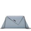 Susu Angelica Faded Denim Leather Clutch Bag