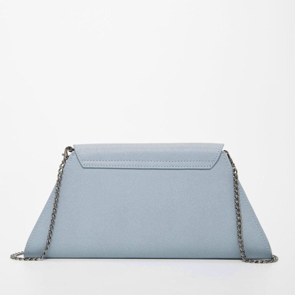 Susu Angelica Faded Denim Leather Clutch Bag 3