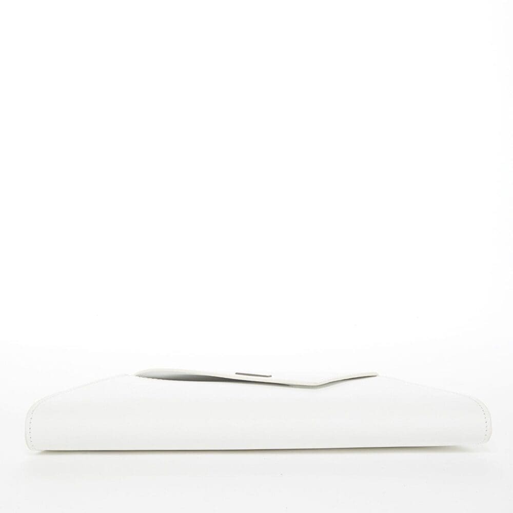 Susu Angelica White Leather Clutch Bag Amazing Accessory 4