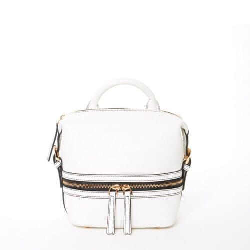 Susu Ashley Small White Leather Backpack Fast Shipping