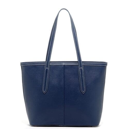 Susu Blue Leather Shoulder Bag Wonderful Stylish 2