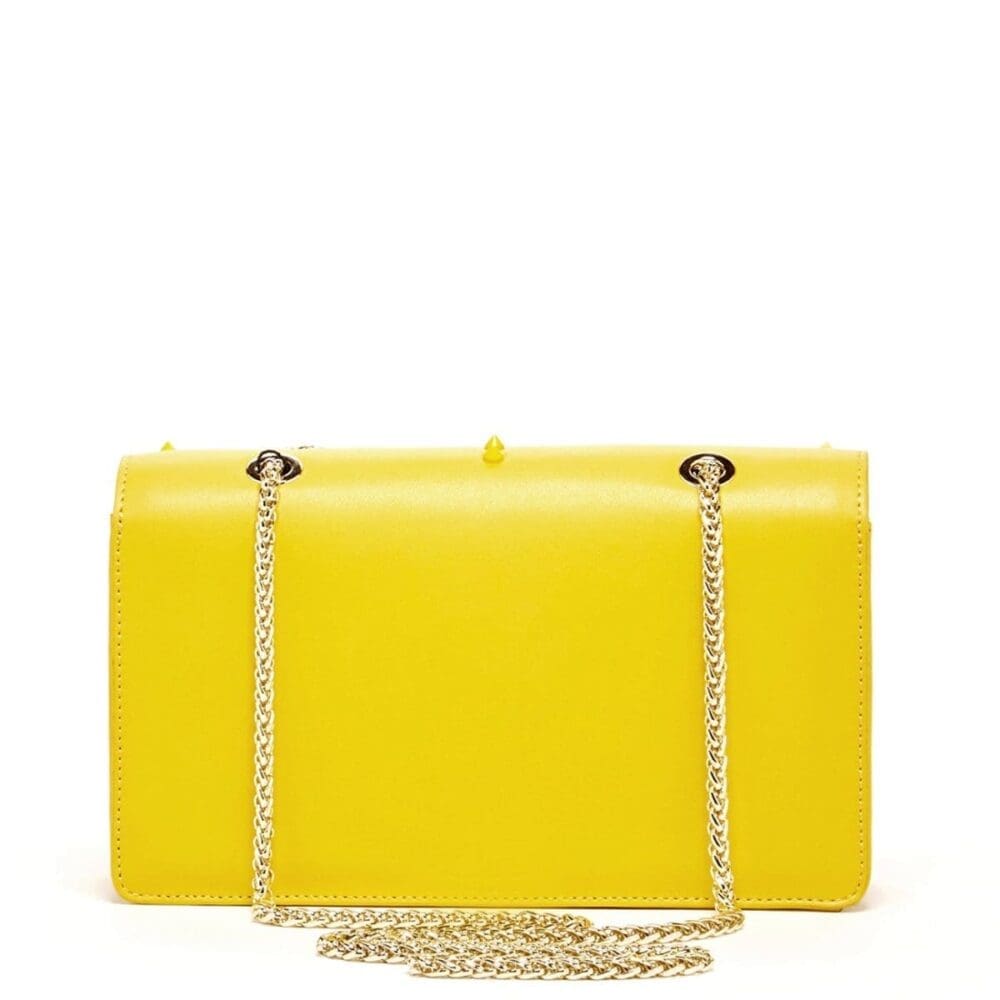 Susu Josie Mustard Yellow Leather Crossbody Bag 3
