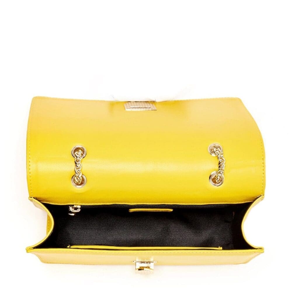 Susu Josie Mustard Yellow Leather Crossbody Bag 4